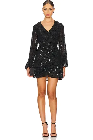 Bardot Triple Frill Sequin Dress in