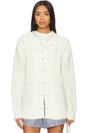 Guest In Residence Rossella Cable Cashmere Cardigan in