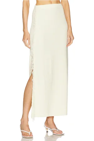 CLEA Canton Fringe Knit Skirt in