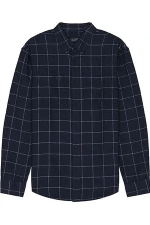 CLUB MONACO Plaid Utility Shirt in