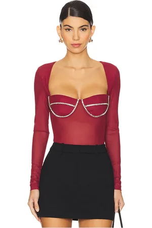 Bardot Carter Diamante Bodysuit in