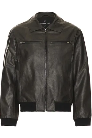 Unreal Fur Leather Dusk Jacket in