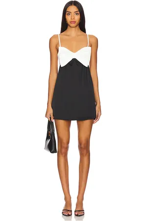 Show Me Your Mumu Best Bow Color Block Mini Dress in
