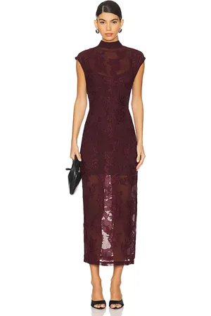 HEMANT AND NANDITA Slim Fit Long Dress With Slip in