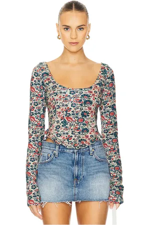 Free People Melanie Long Sleeve Top in