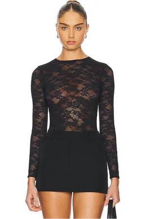 FLEUR DU MAL Le Stretch Long Sleeve Bodysuit in