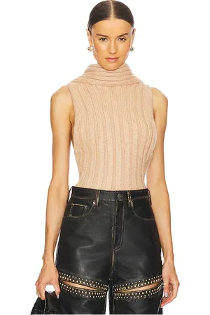 AREA Sleeveless Twisted Top in