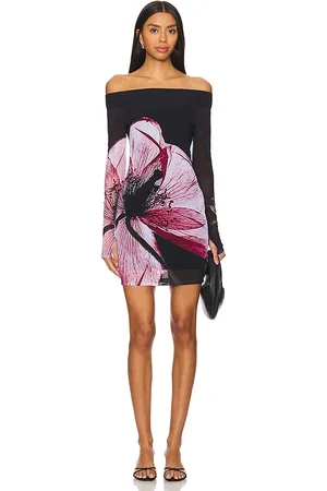 ALICE+OLIVIA Dorinda Mini Dress With Thumbholes in
