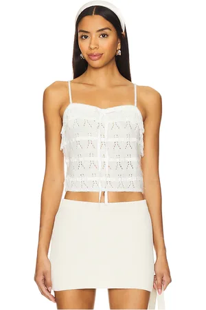 For Love & Lemons Jayla Knit Cami Top in