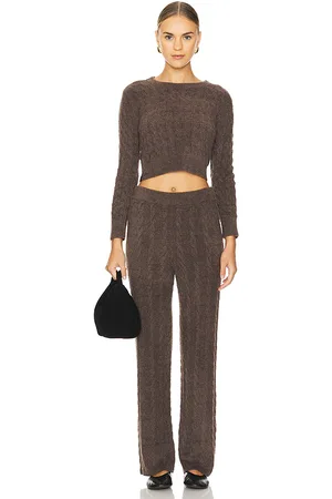Barefoot Dreams X REVOLVE CozyChic Lite Cable Pullover & Pant Set in