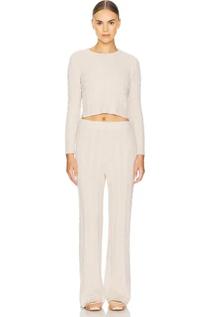 Barefoot Dreams X REVOLVE CozyChic Lite Cable Pullover & Pant Set in