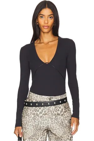 Free People X Intimately FP Victoria Plunge Bodysuit In in
