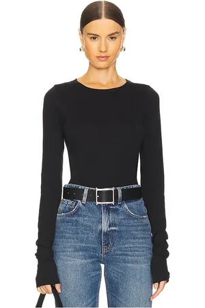 ÉTERNE Long Sleeve Baby Tee in