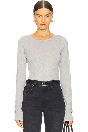 ÉTERNE Long Sleeve Baby Tee in