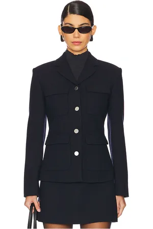 THEORY Long Sleeve Military Jacket in