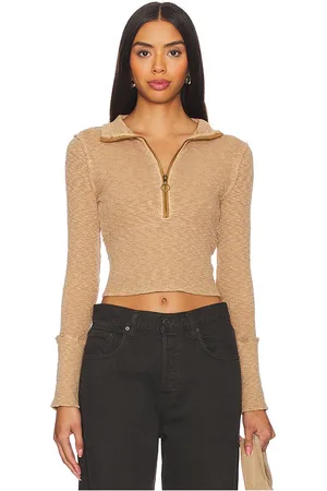 Free People X We The Free Midnight Half Zip Sweater in