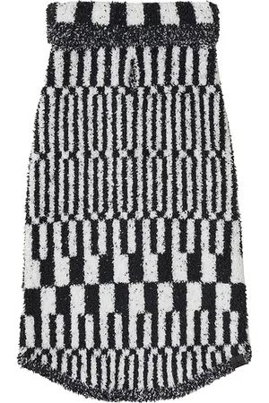 Barefoot Dreams CozyChic Abstract Check Pet Sweater in