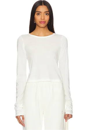 ÉTERNE Long Sleeve Baby Tee in