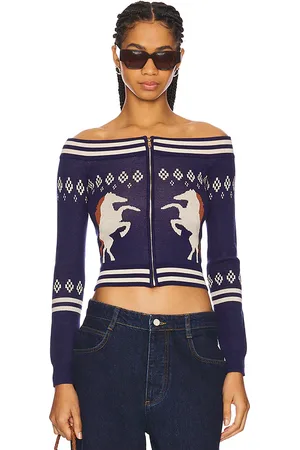 Understated Leather Horse Girl Cardigan in