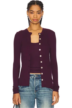 Goldie Estelle Classic Cardigan Gold Button in