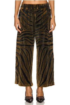 Masha Popova Animal Pattern Joggers in