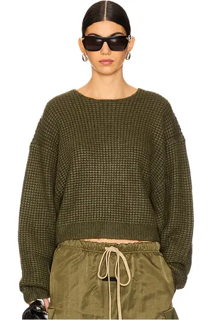 FEAR OF GOD Cropped Crewneck Sweatshirt in