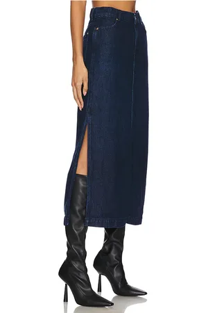 7 for all Mankind Midi Skirt in