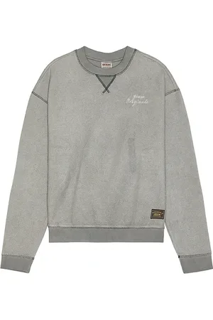 Guess Reversed Fleece Crewneck Sweater in