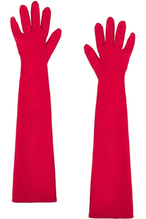 Manokhi Long Suede Gloves in