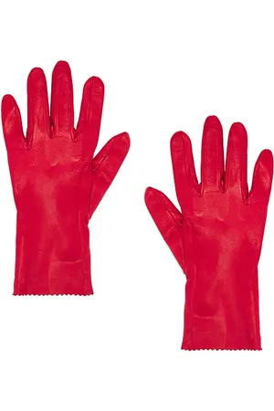 Manokhi Short Leather Gloves in