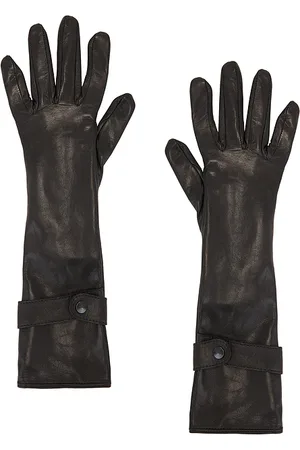 Manokhi Medium Length Leather Gloves in