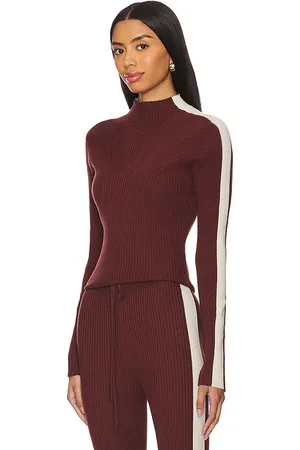 Varley Wilshire Mock Neck Knit Top in