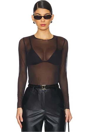 Commando Chic Mesh Long Sleeve Tee in