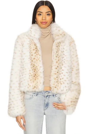 Generation Love Georgina Leopard Faux Fur Jacket in