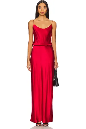 EAVES Yarden Silk Maxi Dress in