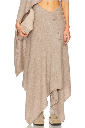 Helsa Lauren Midi Knit Skirt in