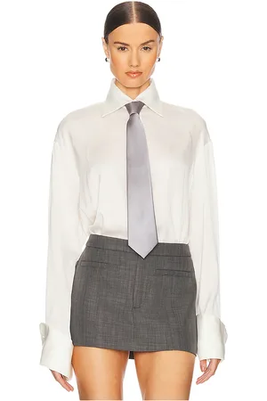 Helsa The Relaxed Silk Shirt in