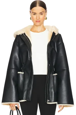 EAVES Santiago Faux Leather Coat in