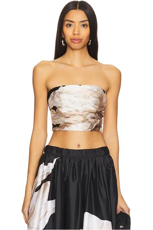 HEMANT AND NANDITA Ruched Bustier in