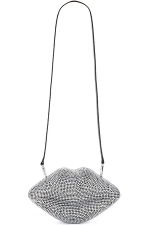 SIMON MILLER Crystal Lip Clutch in