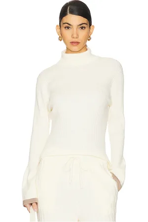 Varley Ravena Rib Knit High Neck Top in