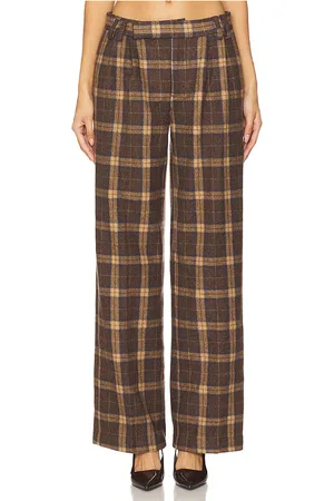 DANIELLE GUIZIO Willow Tartan Pant in