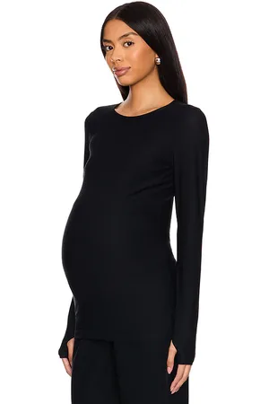 Beyond Yoga Featherweight Count On Me Maternity Crew Pullover Top in