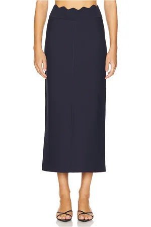 CLEA Lennon Crepe Knit Skirt in