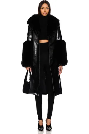 OW Astrid Faux Fur Coat in
