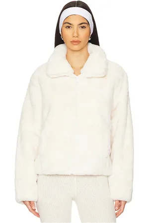 Beyond Yoga On The List Faux Fur Jacket in