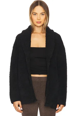 Barefoot Dreams CozyChic Faux Shearling Buttoned Jacket in