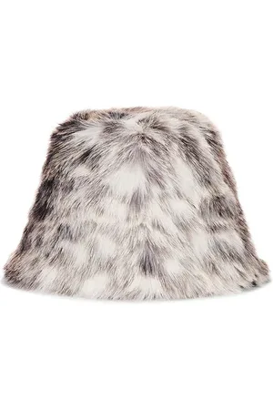 Unreal Fur Yeoman Bucket Hat in Dark Leopard in