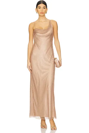 ET OCHS Myla Crystal Net Gown in