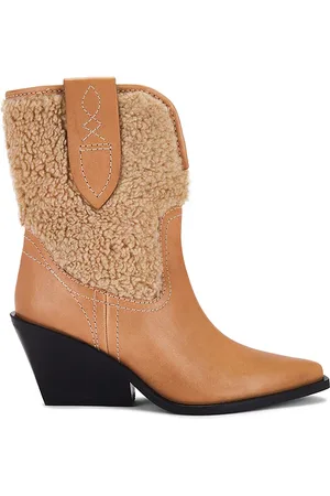 Free People Pitchfork Point Faux Fur Boot In in